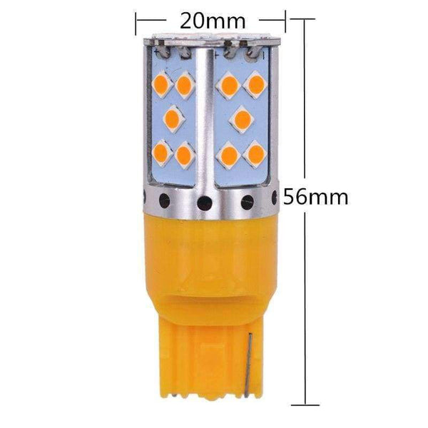 Planet Gates YSY 2pcs 1156 P21W LED PY21W LED Canbus Error Free BAU15S LED No Hyper Flash Amber Yellow 3030 LED Bulbs For Turn Signal Lights