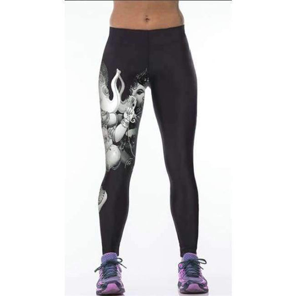Planet Gates YT2006 / One Size Workout Leggings 3d Print Skull Legging Push Up Breathable Spandex Fitness Clothing Sporting Leggins Women Pants