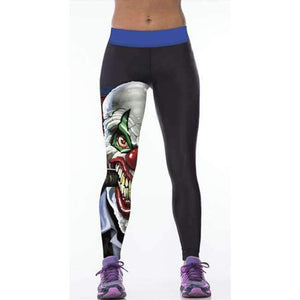 Planet Gates YT2007 / One Size Workout Leggings 3d Print Skull Legging Push Up Breathable Spandex Fitness Clothing Sporting Leggins Women Pants