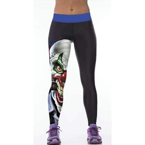 Planet Gates YT2007 / One Size Workout Leggings 3d Print Skull Legging Push Up Breathable Spandex Fitness Clothing Sporting Leggins Women Pants