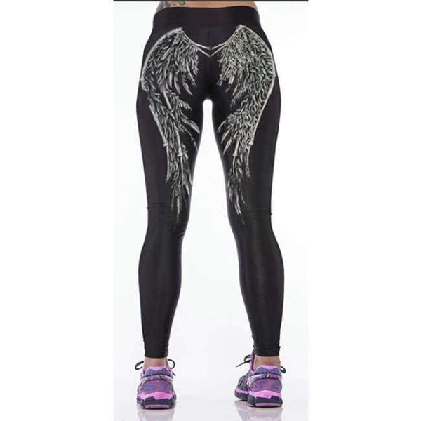 Planet Gates YT2016 / One Size Workout Leggings 3d Print Skull Legging Push Up Breathable Spandex Fitness Clothing Sporting Leggins Women Pants