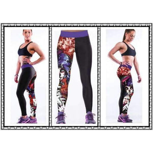 Planet Gates YT2021 / One Size Workout Leggings 3d Print Skull Legging Push Up Breathable Spandex Fitness Clothing Sporting Leggins Women Pants