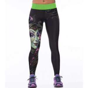 Planet Gates YT2023 / One Size Workout Leggings 3d Print Skull Legging Push Up Breathable Spandex Fitness Clothing Sporting Leggins Women Pants