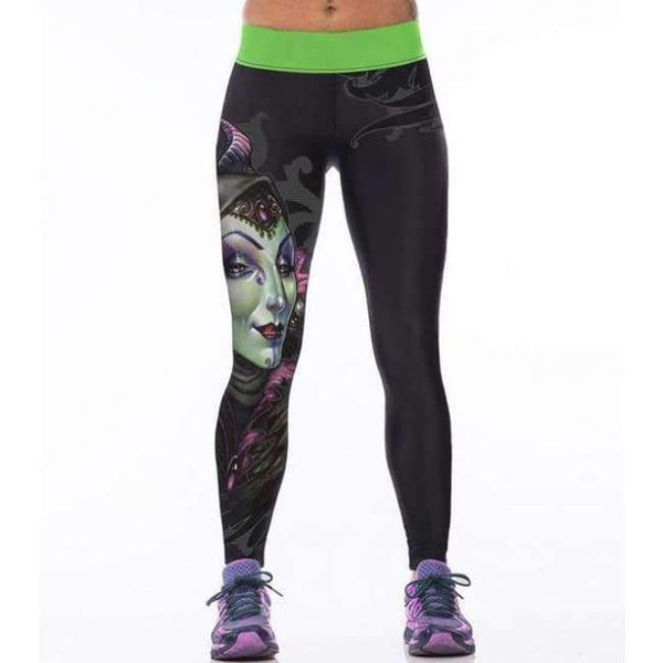 Planet Gates YT2023 / One Size Workout Leggings 3d Print Skull Legging Push Up Breathable Spandex Fitness Clothing Sporting Leggins Women Pants