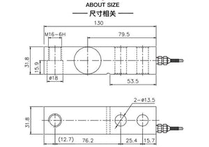 Planet Gates YZC-320C Pressure Sensor Electronic Loadometer Load Cell  500kg 1T  2T  3T