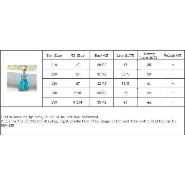 Planet Gates Z003 / 4T Infant Princess Dress for Girl Wear Halloween New year Christmas party Costume Girls Clothes Fancy Dresses Party Teenage