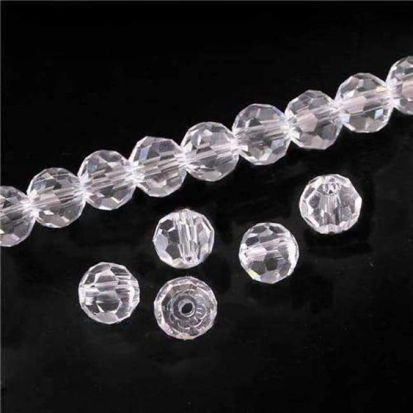 Planet Gates Z101 / 3mm 200pcs 8mm Austria Opal Round Ball Crystal Beads for Bracelet Making Diy Material Perles Loose Faceted Spacer Glass Beads Z172
