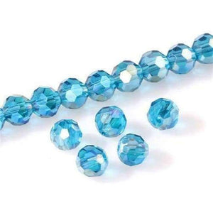 Planet Gates Z104AB / 3mm 200pcs 8mm Austria Opal Round Ball Crystal Beads for Bracelet Making Diy Material Perles Loose Faceted Spacer Glass Beads Z172