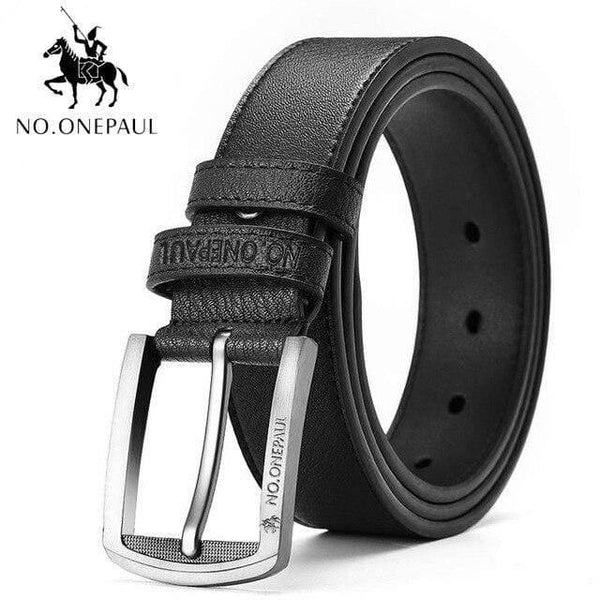 Men's Leather Alloy Pin Buckle Jeans Belt Fashion Business Cow Genuine Leather Men's Youth Luxury Retro Classic Belts