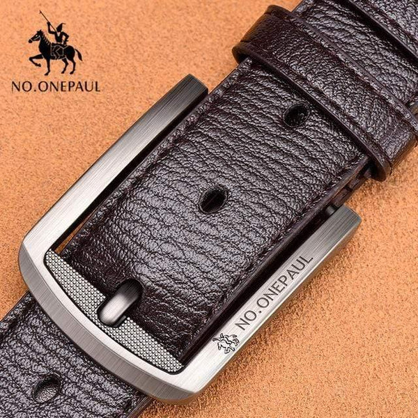 Leather Luxury Strap Male Belts For Men New Fashion Classic Vintage Pin Buckle Men Belt High Quality