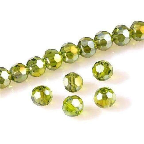 Planet Gates Z118AB / 3mm 200pcs 8mm Austria Opal Round Ball Crystal Beads for Bracelet Making Diy Material Perles Loose Faceted Spacer Glass Beads Z172