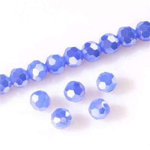 Planet Gates Z120AB / 3mm 200pcs 8mm Austria Opal Round Ball Crystal Beads for Bracelet Making Diy Material Perles Loose Faceted Spacer Glass Beads Z172