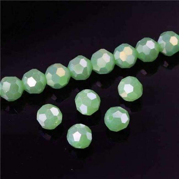 Planet Gates Z125AB / 3mm 200pcs 8mm Austria Opal Round Ball Crystal Beads for Bracelet Making Diy Material Perles Loose Faceted Spacer Glass Beads Z172