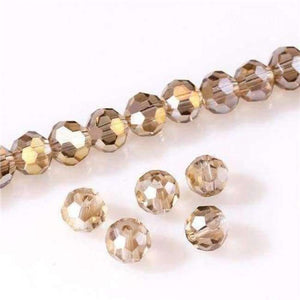 Planet Gates Z130AB / 3mm 200pcs 8mm Austria Opal Round Ball Crystal Beads for Bracelet Making Diy Material Perles Loose Faceted Spacer Glass Beads Z172