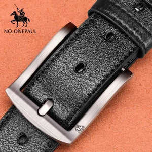 Leather Luxury Strap Male Belts For Men New Fashion Classic Vintage Pin Buckle Men Belt High Quality