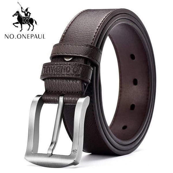 Men Belt High Quality Cow Genuine Leather Luxury Strap Male Belts For Men New Fashion Classic Vintage Pin Buckle