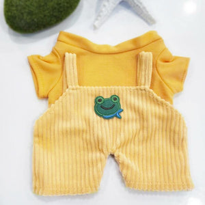 30cm LaLafanfan Cafe Duck Plush Toy Doll Clothes  Cartoon Yellow Duck Stuffed Dolls Doll Accessories Kids Toys Gift For Children