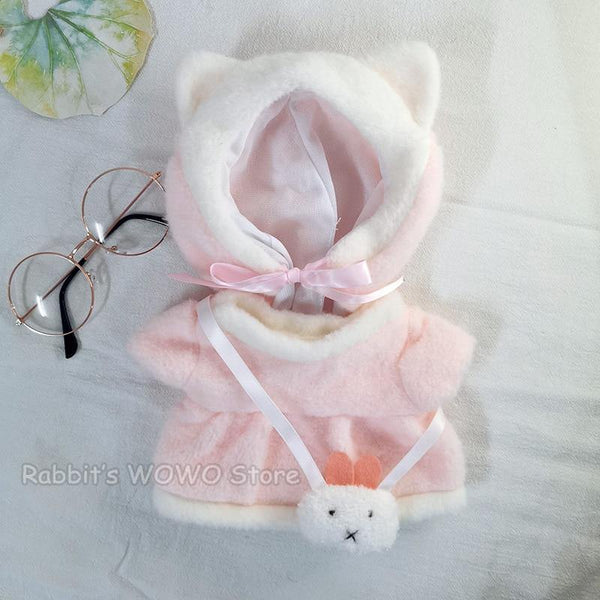 30cm LaLafanfan Cafe Duck Plush Toy Doll Clothes  Cartoon Yellow Duck Stuffed Dolls Doll Accessories Kids Toys Gift For Children