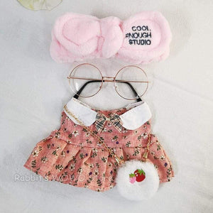 30cm LaLafanfan Cafe Duck Plush Toy Doll Clothes  Cartoon Yellow Duck Stuffed Dolls Doll Accessories Kids Toys Gift For Children