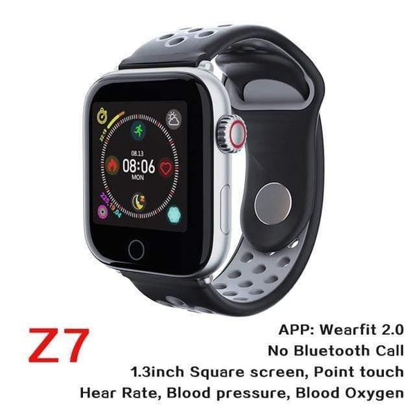 Planet Gates z7 black / add gift box Bluetooth Call Dial Answer Watch Smart Watch Band Heart Rate Monitor Fitness Tracker Wearing Wristband Bracelet MTK 2502 IOS