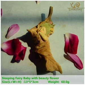 Planet Gates Z7316A Collection Angel Figurine Miniature Fairy Garden Ornament Leaf baby Christmas tree Decoration For Home Christmas gift