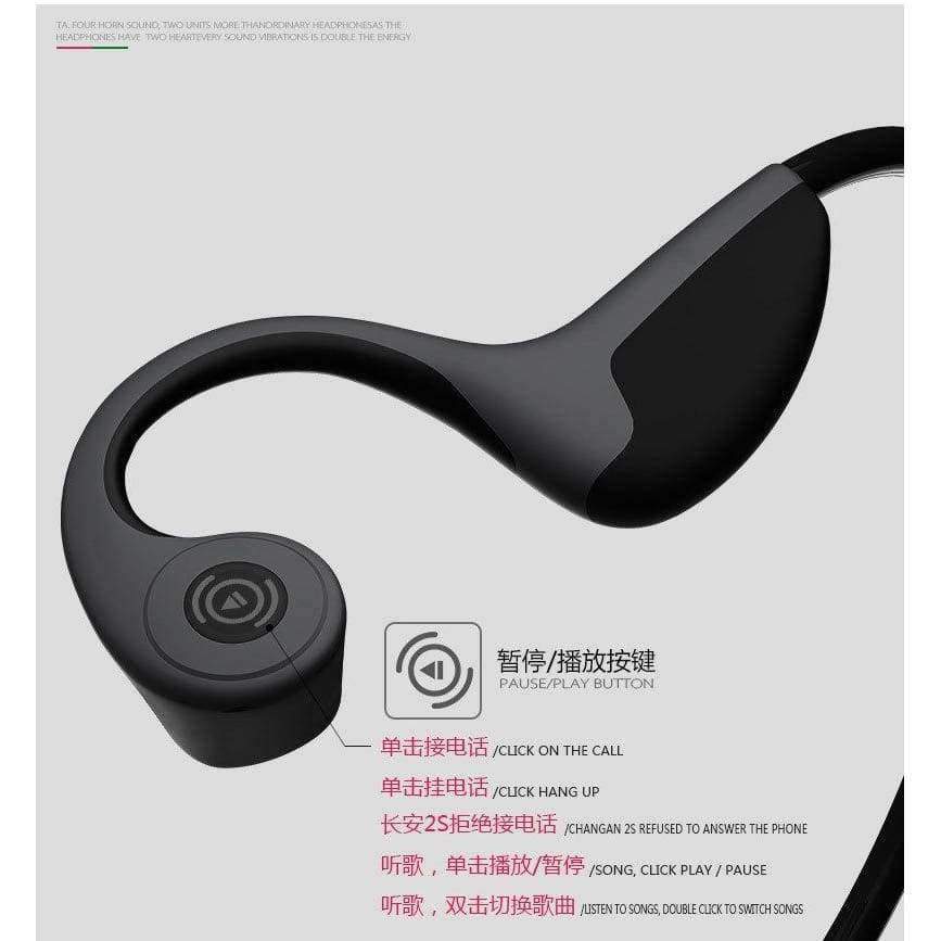Planet Gates Z8 headphones Bluetooth 5.0 Bone Conduction Headsets Wireless Sports earphones Handsfree Headsets