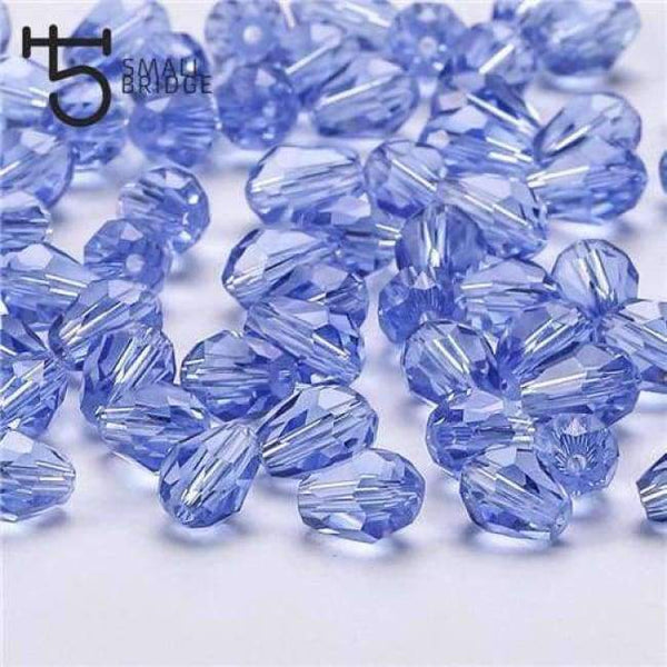 Planet Gates z8007 / 6x8 70pcs 50pcs/lot Austria Loose Purple Teardrop Glass Beads for Making Jewelry Women Diy Faceted Aaa Briolette Crystal Beads Wholesale
