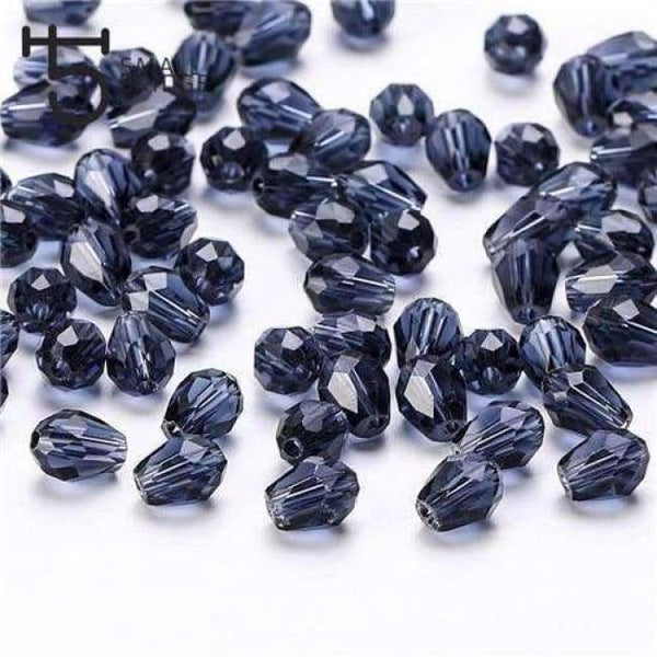 Planet Gates z806 / 6x8 70pcs 50pcs/lot Austria Loose Purple Teardrop Glass Beads for Making Jewelry Women Diy Faceted Aaa Briolette Crystal Beads Wholesale