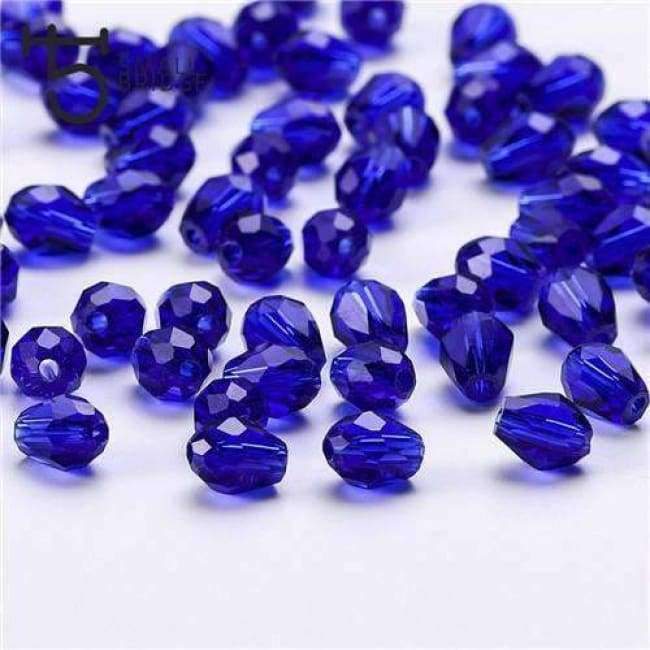 Planet Gates 50pcs/lot Austria Loose Purple Teardrop Glass Beads for Making Jewelry Women Diy Faceted Aaa Briolette Crystal Beads Wholesale