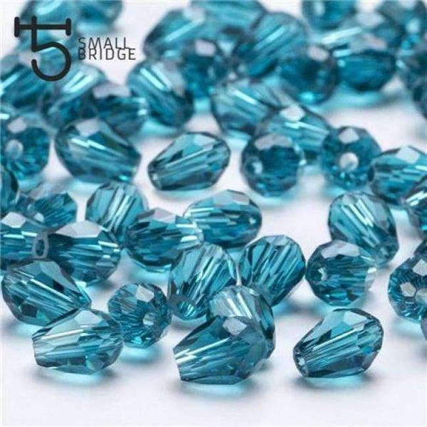 Planet Gates z810 / 6x8 70pcs 50pcs/lot Austria Loose Purple Teardrop Glass Beads for Making Jewelry Women Diy Faceted Aaa Briolette Crystal Beads Wholesale