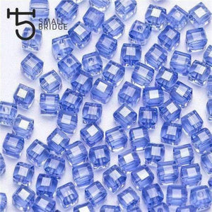 Planet Gates z903ab / 4mm 100pcs 4 6mm Austria Faceted Cube Glass Beads for Bracelets Making Women Diy Jewelry Perles Green Crystal Loose Beads Wholesale Z901