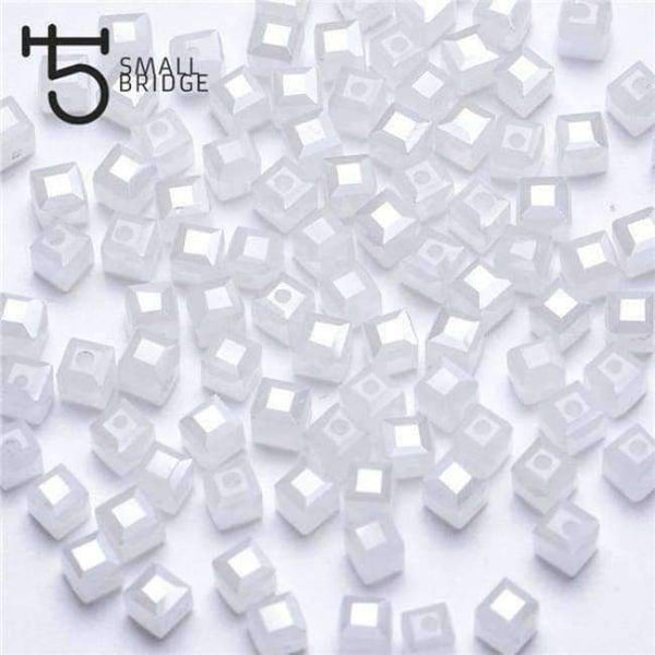 Planet Gates z913ab / 4mm 100pcs 4 6mm Austria Faceted Cube Glass Beads for Bracelets Making Women Diy Jewelry Perles Green Crystal Loose Beads Wholesale Z901