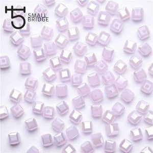 Planet Gates z914ab / 4mm 100pcs 4 6mm Austria Faceted Cube Glass Beads for Bracelets Making Women Diy Jewelry Perles Green Crystal Loose Beads Wholesale Z901