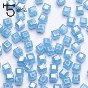 Planet Gates z916ab / 4mm 100pcs 4 6mm Austria Faceted Cube Glass Beads for Bracelets Making Women Diy Jewelry Perles Green Crystal Loose Beads Wholesale Z901
