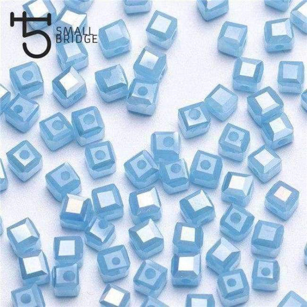 Planet Gates z916ab / 4mm 100pcs 4 6mm Austria Faceted Cube Glass Beads for Bracelets Making Women Diy Jewelry Perles Green Crystal Loose Beads Wholesale Z901