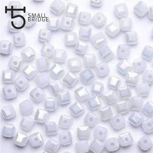 Planet Gates z919ab / 4mm 100pcs 4 6mm Austria Faceted Cube Glass Beads for Bracelets Making Women Diy Jewelry Perles Green Crystal Loose Beads Wholesale Z901