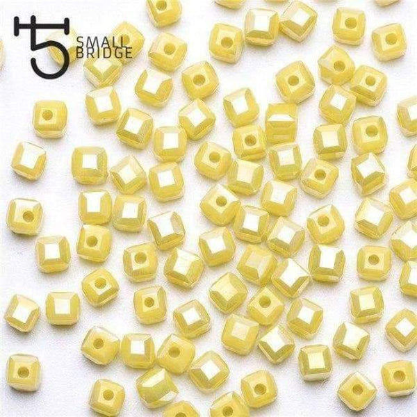 Planet Gates z921ab / 4mm 100pcs 4 6mm Austria Faceted Cube Glass Beads for Bracelets Making Women Diy Jewelry Perles Green Crystal Loose Beads Wholesale Z901