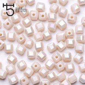 Planet Gates z922ab / 4mm 100pcs 4 6mm Austria Faceted Cube Glass Beads for Bracelets Making Women Diy Jewelry Perles Green Crystal Loose Beads Wholesale Z901