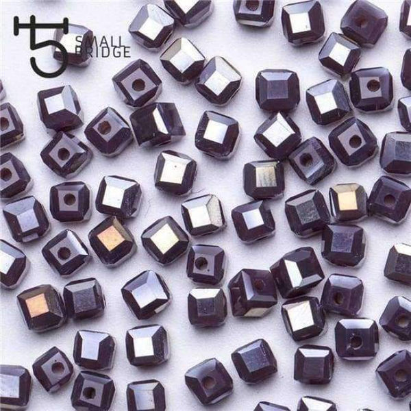 Planet Gates z923ab / 4mm 100pcs 4 6mm Austria Faceted Cube Glass Beads for Bracelets Making Women Diy Jewelry Perles Green Crystal Loose Beads Wholesale Z901