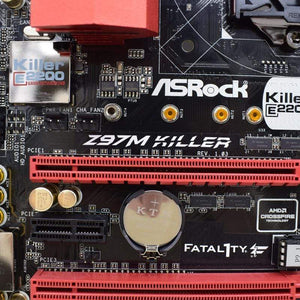 Planet Gates Z97M KILLER For ASRock Desktop Used Motherboard DDR3 Z97 LGA 1150 SATA3 USB 3.0 Micro-ATX Gaming PC Motherboard Core i3 i5 i7