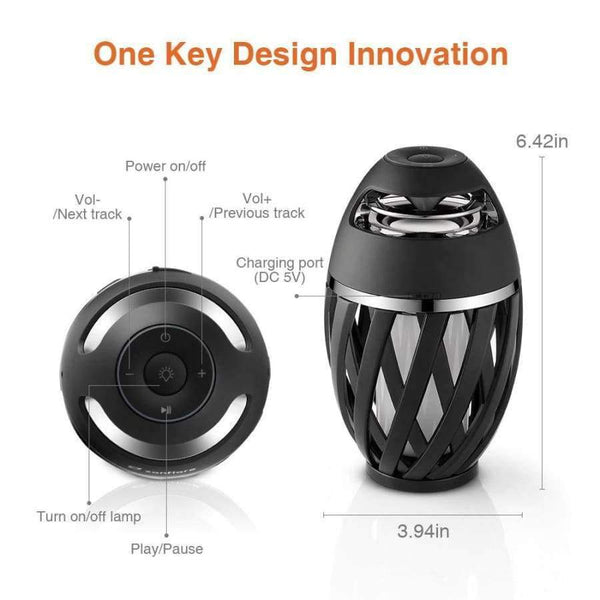 Planet Gates zanflare A1 Flame Bluetooth Speaker Lamp Novelty Lighting Bluetooth speaker Fashion design perfect gift