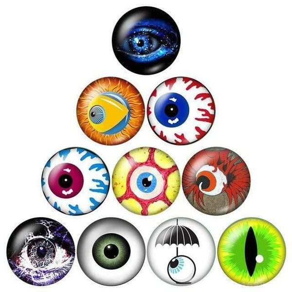 Planet Gates ZB0508 / 18mm Eye pupil 10pcs 12mm/18mm/20mm/25mm Round photo glass cabochon demo flat back Making findings ZB0500