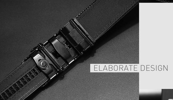 Planet Gates ZD-without buckle / 105cm 28to30 Inch Leather Belts For Men Automatic Male Belts Cummerbunds Leather Belt Men dropshipping Black Belts 105cm-125cm