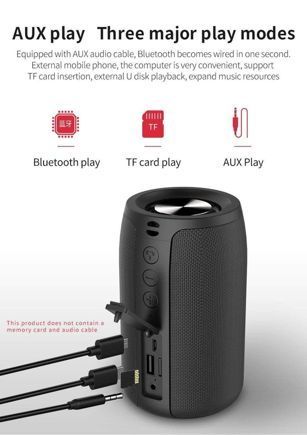 Planet Gates ZEALOT Powerful Bluetooth Speaker Bass Wireless Portable Subwoofer Waterproof Sound Box Support TF, TWS, USB Flash Drive