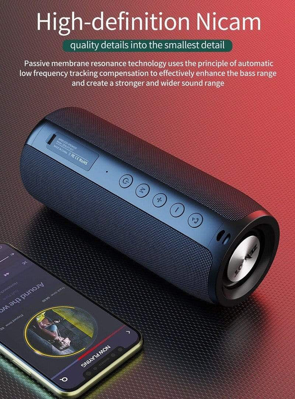 Planet Gates ZEALOT Powerful Bluetooth Speaker Bass Wireless Portable Subwoofer Waterproof Sound Box Support TF, TWS, USB Flash Drive