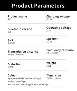 Planet Gates ZEALOT Powerful Bluetooth Speaker Bass Wireless Portable Subwoofer Waterproof Sound Box Support TF, TWS, USB Flash Drive