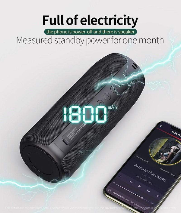 Planet Gates ZEALOT Powerful Bluetooth Speaker Bass Wireless Portable Subwoofer Waterproof Sound Box Support TF, TWS, USB Flash Drive