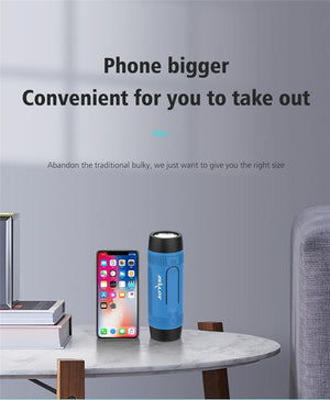 Planet Gates Zealot S1 Portable Bluetooth Speaker Wireless Bicycle Speaker+fm Radio Outdoor Waterproof Boombox Support TF Card,AUX,Flashlight