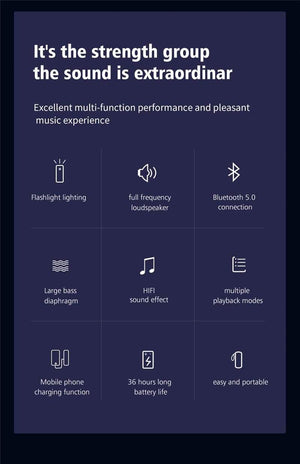 Planet Gates Zealot S1 Portable Bluetooth Speaker Wireless Bicycle Speaker+fm Radio Outdoor Waterproof Boombox Support TF Card,AUX,Flashlight