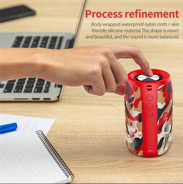 Planet Gates ZEALOT S32 Wireless Bluetooth Speaker Mini Portable HIFI Subwoofer Speaker with fm Radio Column Support TF, TWS, USB Flash Drive